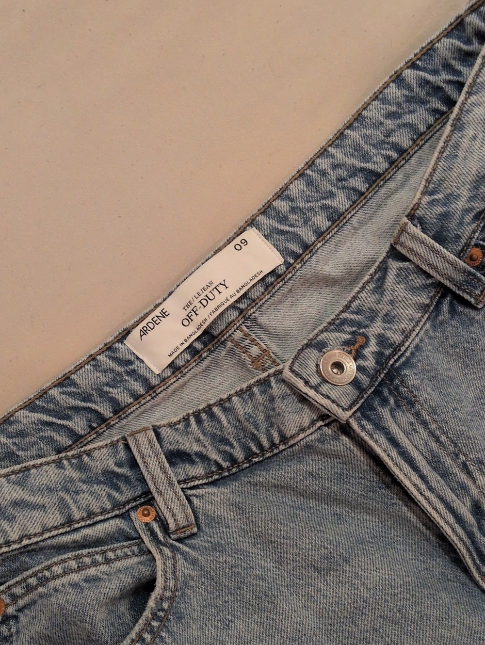 Ardene Light Blue Washed Denim Jeans Low Waisted